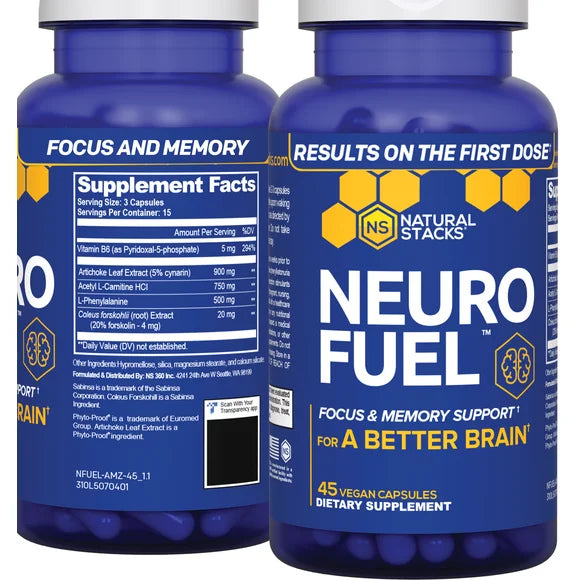 45 Capsules Nootropic Brain Supplement Y934