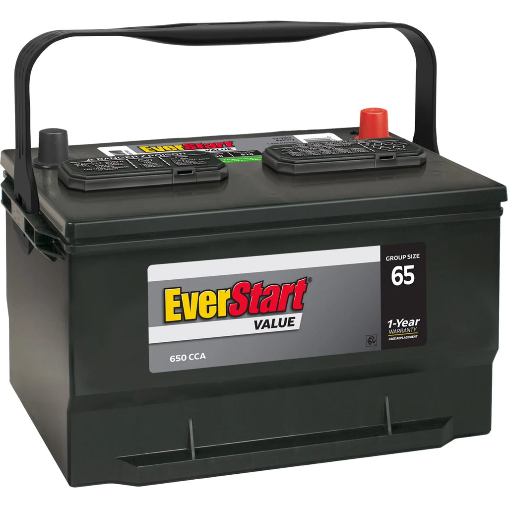Lead Acid Automotive Battery Group Size 65 12 Volts 650 CCA B464515