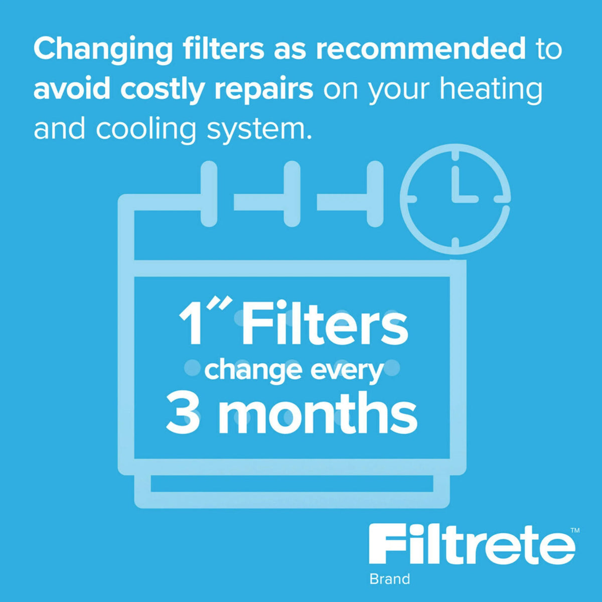 20x30x1 Air Filter, MERV 5, 4 Filters T8048