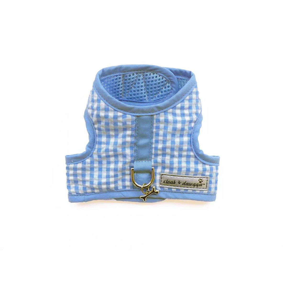 Teacup Gingham Dog Harness Vest N687