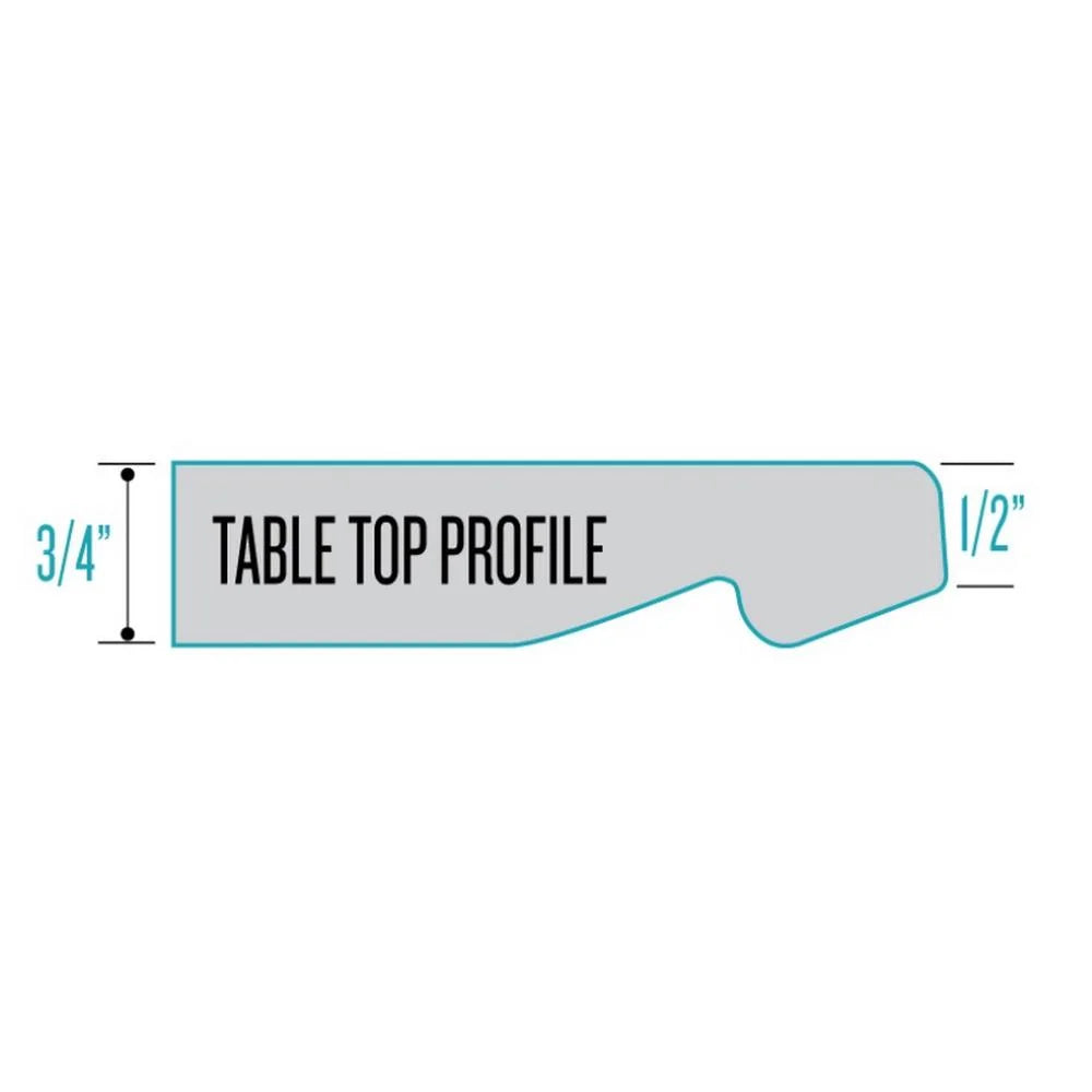 36 in. Indoor & Outdoor All-Season Table with Square Rustic Top R404
