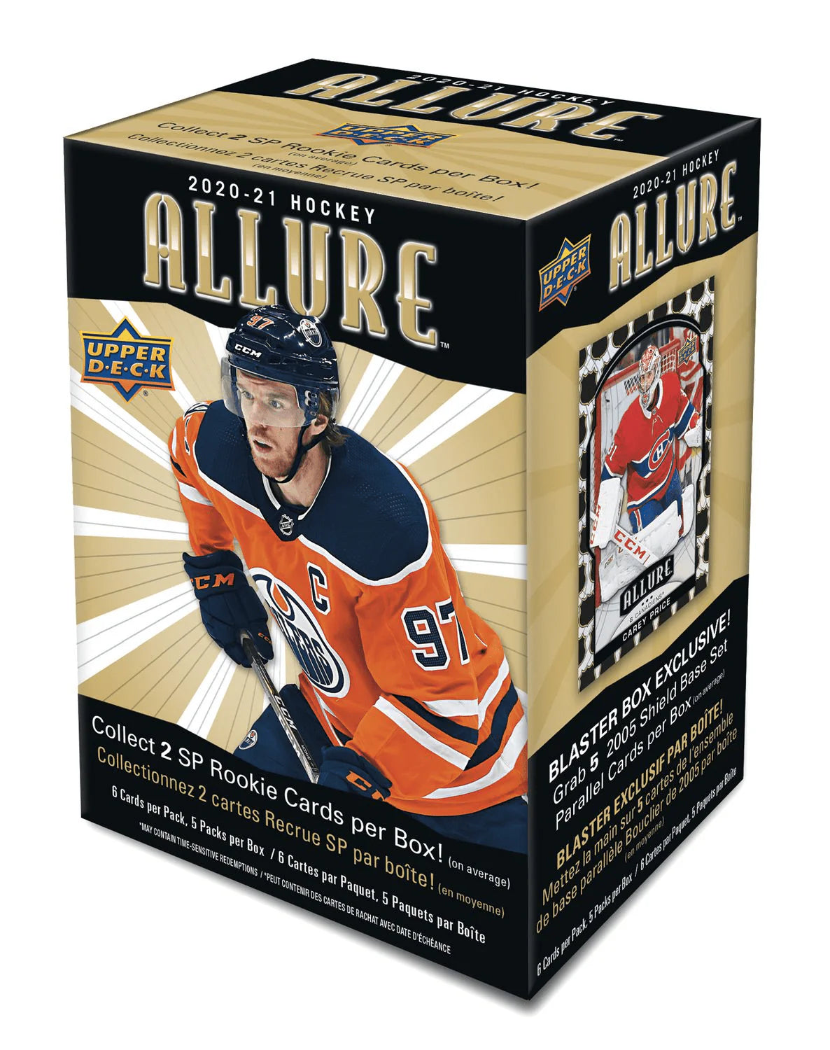 2020-21 NHL Hockey Trading Cards Blaster Box E877