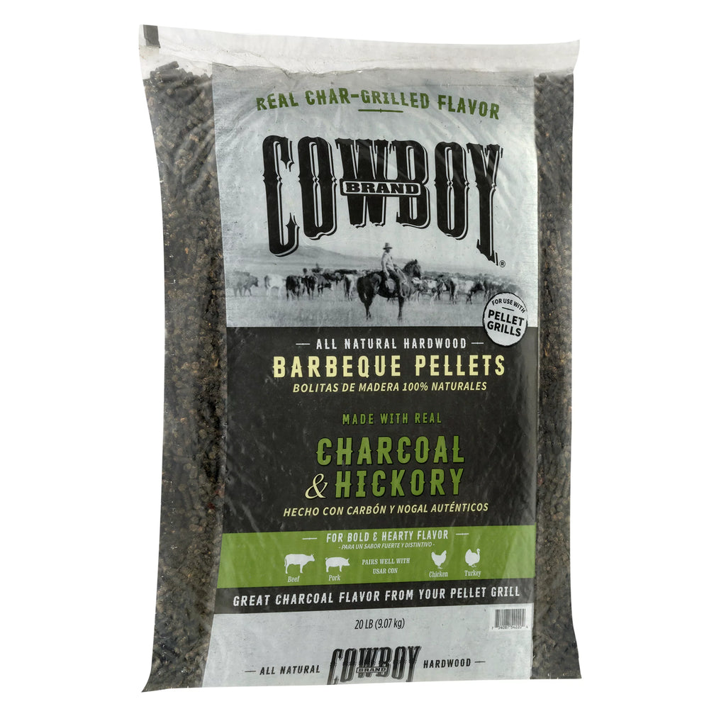 20LB Charcoal and Hickory Wood Pellets Y2142