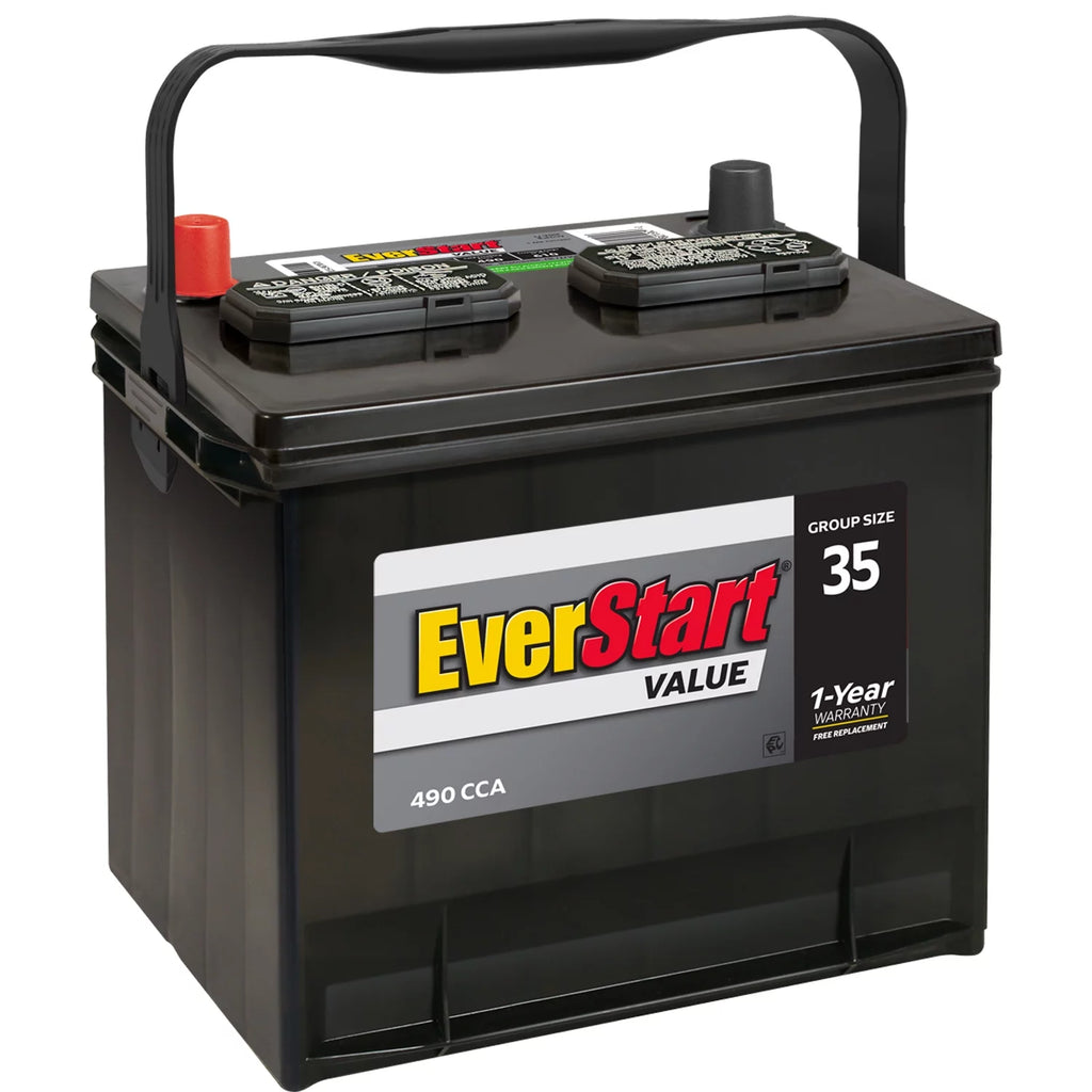 Lead Acid Automotive Battery Group Size 35 12 Volt 490 CCA I1397