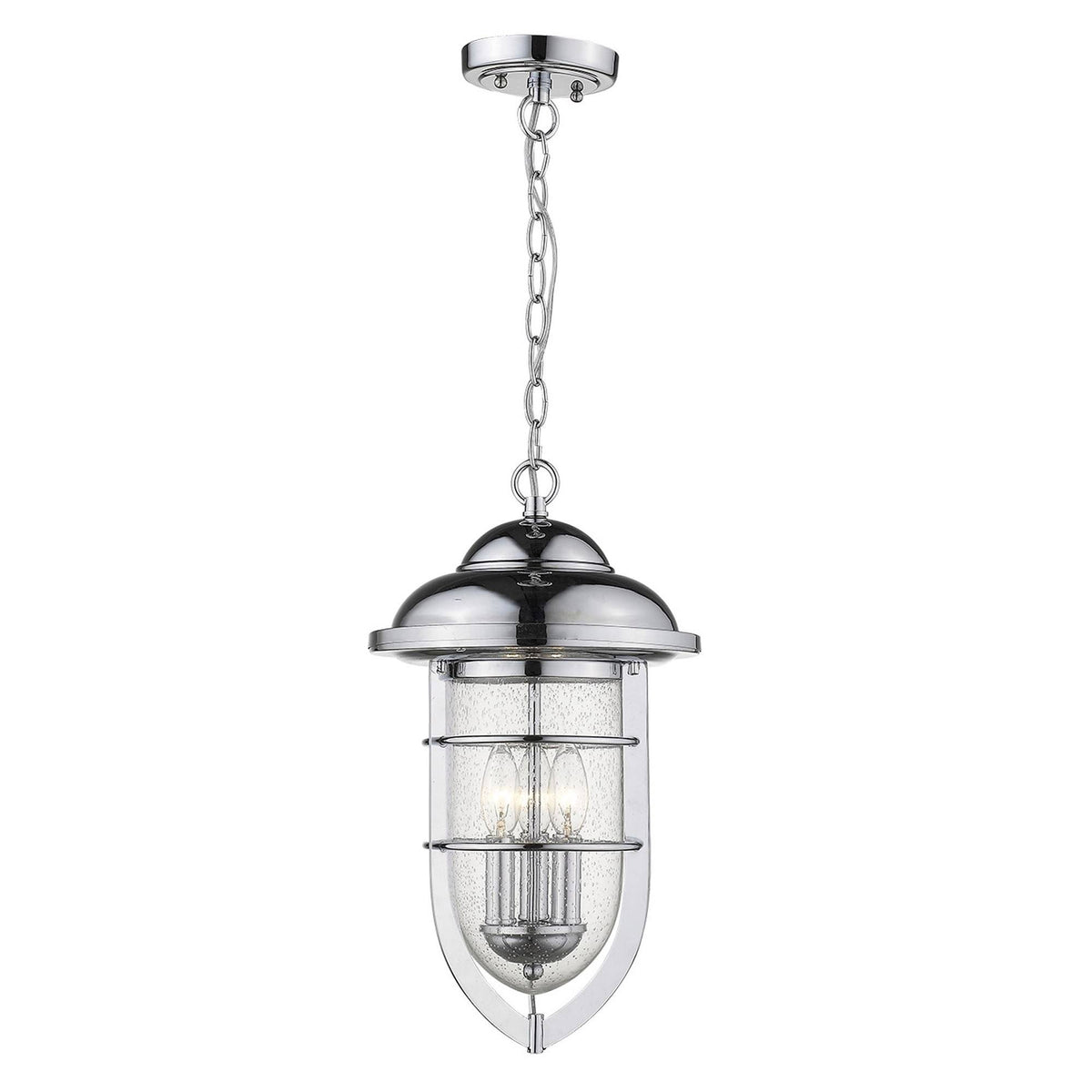 3-Light Chrome Hanging Lantern X85873