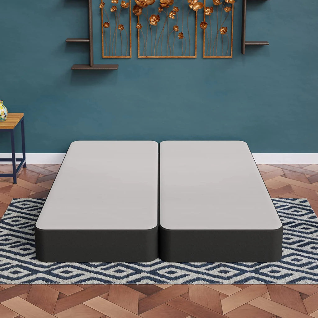 Queen Size Black 4-inch Wood Box Spring P498