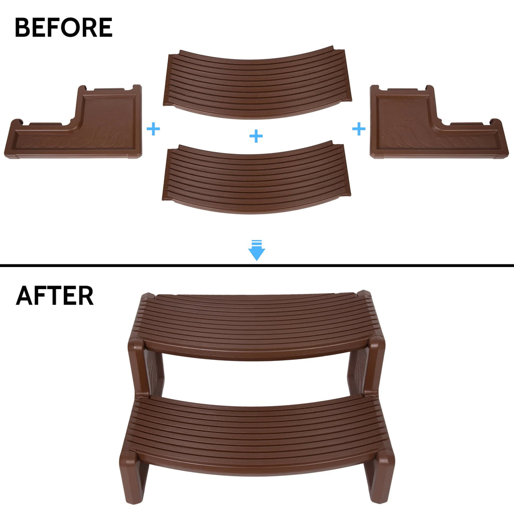 Plastic Non Slip Portable Spa Hot Tubs Step R262446