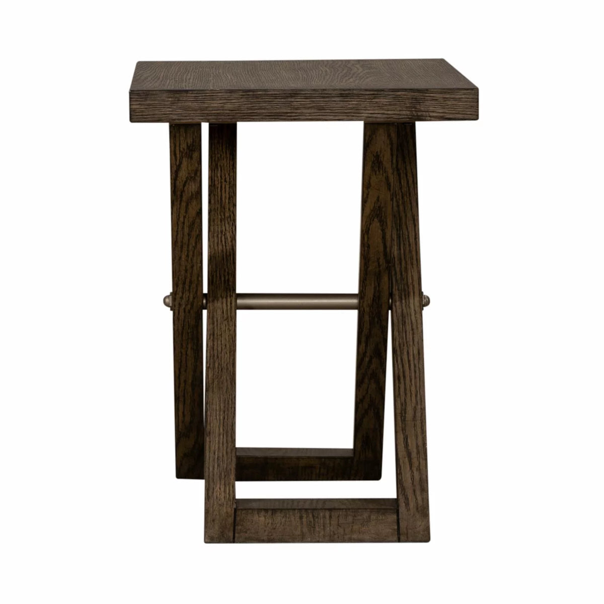 Russet Brown Chairside Table A55010