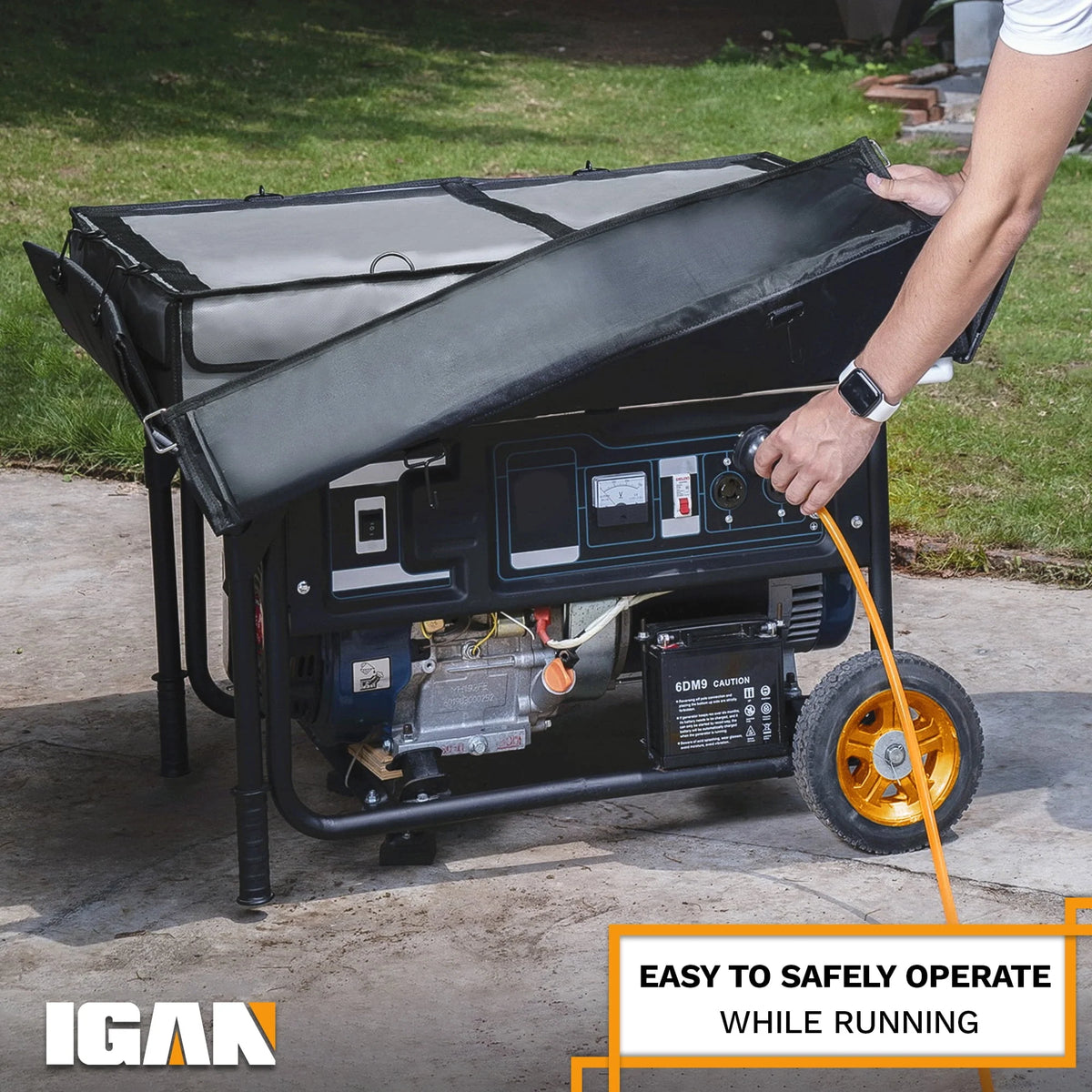 Waterproof Portable Generator Cover Black C969