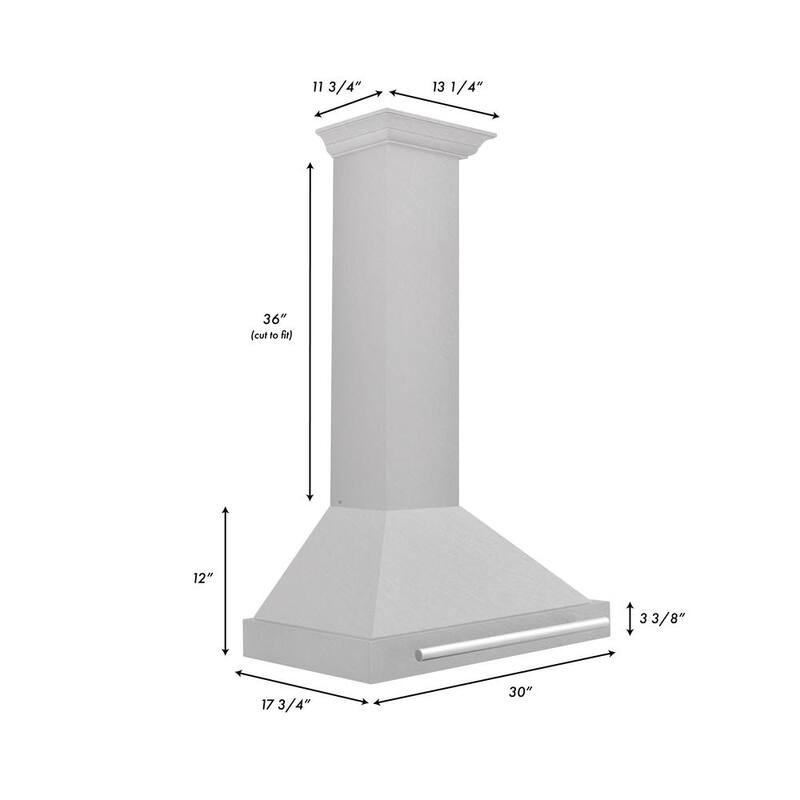 30 in. 400 CFM Ducted Wall Mount Range Hood C4896