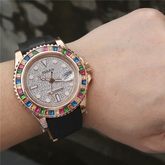 40mm Rubber Strap Watch Q13665