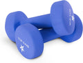 3 lbs Neoprene Dumbbells with Non Slip Grip, Light Green, Pair K7839