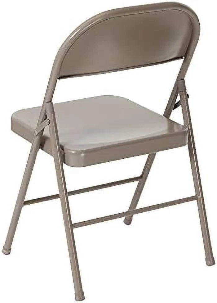 10 Pack Gray Metal Folding Chair D45796