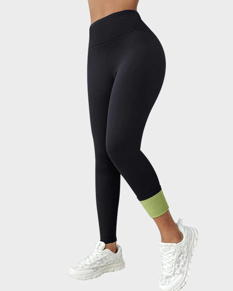 Fleece-Lined Tummy Control Shaping Leggings I256