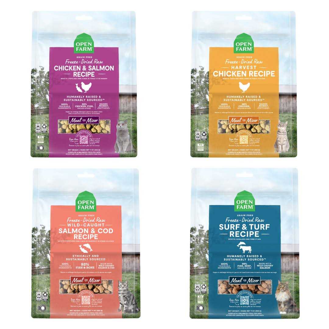 Wild-Caught Salmon & Cod Freeze Dried Raw Cat Food M9915