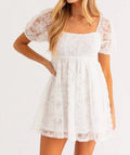 Short Sleeve Mini Dress Y72395