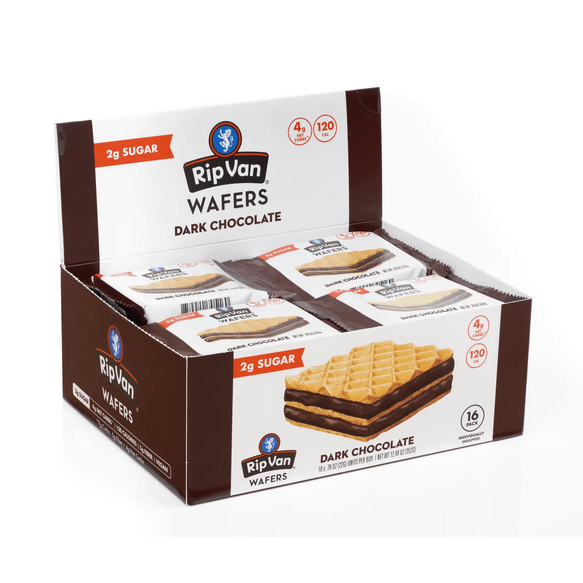 Dark Chocolate Wafer Snacks 16-Pack C49985